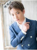 ≪mod's men≫プラチナグレージュで格上げスリークショートc