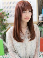 カバーヘア イヴ 戸頭店(COVER HAIR EVE)&nbsp;大人かわいいチェリーピンク外国人風ロングc5戸頭20代30代40代