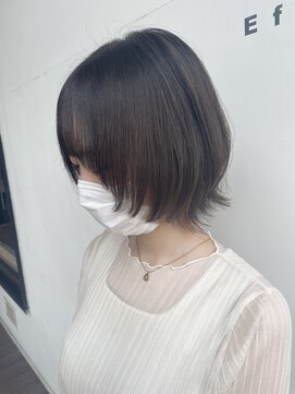 エクラバイナチュラル(eclat by Natural) おしゃれ女子ウルフヘア/ナチュラルウルフ/ネオウルフ/ボブ/小顔