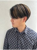 前下がりショートスタイル×ハイライト