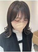 インナーカラー ホワイトベージュ