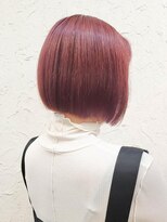 フロール(Flor)&nbsp;【flor 戸塚】*前下がりボブ+ピンクブラウン*