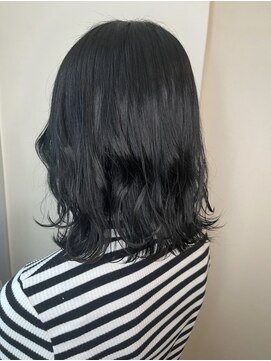 シュシュ(chouchou) 艶々パープルブラック