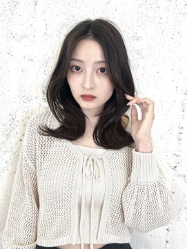 ヘア ルミナス バイ フォルテ(HAIR LUMINAS by FORTE) グレージュアッシュ×くびれミディ×髪質改善トリートメント