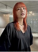 クラゲヘアー/小顔に見せるヘア/ココアベージュ/銀座