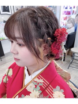 フレンズ 平岡店(friend's) 札幌平岡　ヘアセット　五十嵐美穂