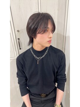 ネイロ 錦糸町(NeiRo) ウルフアッシュブラックカルマパーマベリーショート