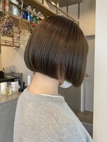 イミ(imi)&nbsp;大人ボブ/ストレート/グレージュカラー/前髪/髪質改善[登戸]