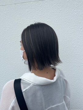 バサラ 敷戸店(basara) ボブ×ハイライト×グレージュ