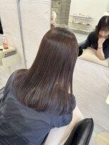 ツキヘア(TUKI hair)&nbsp;艶ストレート/肌馴染みの良いショコラブラウン