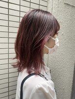 エトラ 渋谷店(etora)&nbsp;チェリーピンク/ハイライトインナーカラー