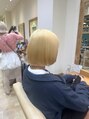 ステラバイケンジ(STELLA by KENJE)&nbsp;ケアブリーチを使ったハイトーンカラーも得意です！[ブリーチ]