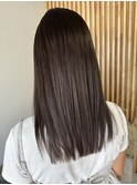 マロングレージュ#透明感カラー/髪質改善
