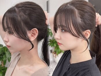 イーラ(era)の写真/【個室サロン】顔周りのデザインなら《era》"理想×似合わせ"のバランススタイルに大満足の口コミ多数☆
