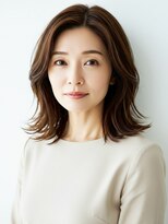 ワンマイル 八潮店(one mile)&nbsp;外ハネ×ブラウン