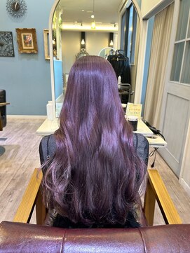 ペッツショコラ(PETZ chocolat) ダメージレス!ラベンダーカラー☆yuya/ダブルカラー/ブリーチ