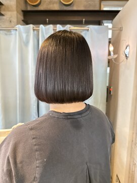 カシュカシュ(cache cache) 髪質改善　酸性ストレート　縮毛矯正用賀