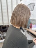 ミルクティーベージュダブルカラーインナーカラーケアブリーチ