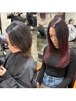 カルフール ロコ 草加西口店(Carrefour LOCO)&nbsp;シールエクステ　レッドカラー