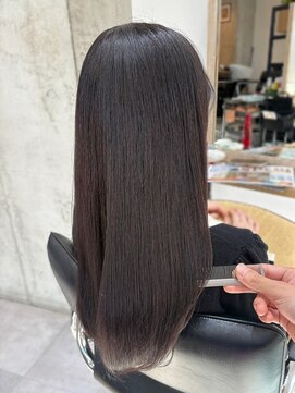 ディーエックス ウエスト(Dxxxx WEST) アッシュブラウン［韓国/顔周りカット/イルミナカラー］