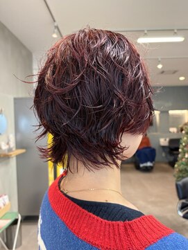 ナループロア ハチ(Nalu pu loa hachi) 暖色パーマ/ウルフパーマ/レイヤーパーマ/パーマ女子