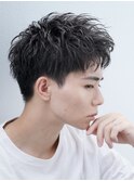 短髪ショート黒髪ツイスト
