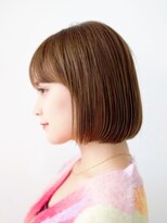 リノア 西梅田 福島(Linoa)&nbsp;梅田/髪質改善/シルキーベージュ×ワイドバング×ヘイリーボブ