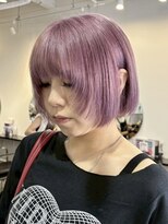 ラック 津田沼(LUCK)&nbsp;ピンクラベンダー/ケアブリーチダブルカラーインナーカラー