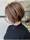 前下がりショート シャドールーツ