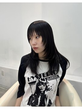 ルーツ 浅草店(roots) レイヤーカット【ブリーチカラー/ウルフカット/20代/30代】