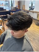 朝のセットを楽に◎メンズパーマ