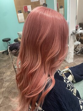 ヘアーディア みどり店(Hair...DiA) サーモンピンク