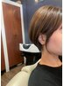 【小山指名限定】似合わせショートカット+髪質改善艶カラー