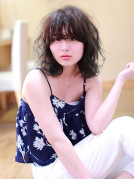 ワームス(warmth) 【warmth(大槻)】うざいけど可愛い前髪×セミウェットスタイル