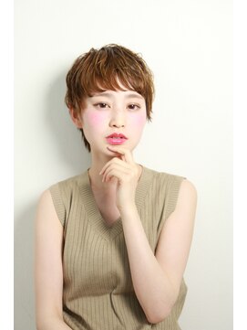 ヘアデザイン ラポール 茨木店(hair design Rapport) 小顔ベビーショート/ベビーバング/メルトカラー