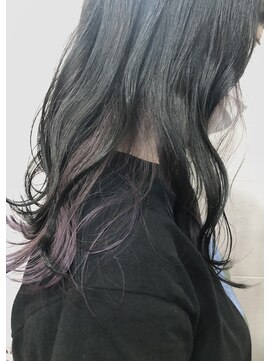 マイレ(maile) 【maile】インナーカラー／パープル／ブリーチあり