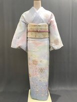 セットサロン フルール(Fleur)&nbsp;正絹訪問着No.15/【水色2】