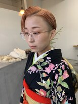 フィル(fil)&nbsp;成人式 刈り上げショート／ベビーピンク