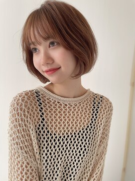 ハピネス 王寺店(Happiness) 韓国ヘア　フェザーバング 大人かわいい 20代30代