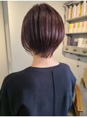 大人可愛いショートボブ