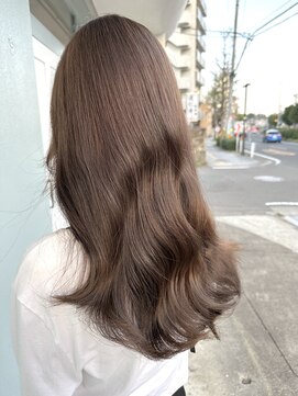 レス 仙台(Less) 【柔らかさと艶のモカベージュ】髪質改善メテオカラー