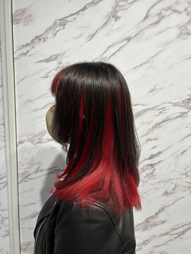 ティンク 札幌駅前店(Tink) ツートーンレッド☆【戸内啓介】