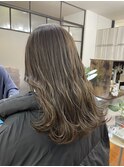 透明感カラー 赤味消し シークレットハイライト