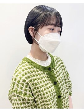 モリオフロムロンドン 松戸店(Morio from London) 【松戸 石山】黒髪コンパクトミニボブぷつっとボブ