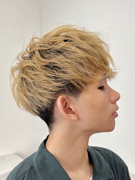 スイ(suiw) 前下がりツーブロックマッシュ【suiw】昭和町/天王寺/阿倍野