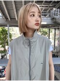 シアーカラー ショート 姫カット ダークアッシュ 魅力倍増カール