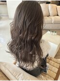 ブリーチなしオリーブグレージュ