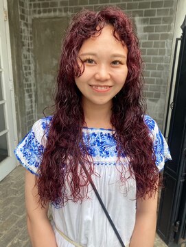 カシェ ナカザキ(CACHE NAKAZAKI) パーマ/ロングパーマ/チェリーレッド