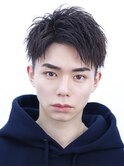 ハーフアップバング【ソフトツイストパーマ】