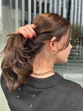 ジーナ 千葉 2nd(Zina) 髪質改善＊透明感ダークグレージュカラー＊美髪【Zina 千葉2nd】